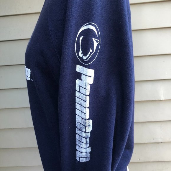 Vintage 80s Penn State Crewneck Crew Neck Sweatshirt Pullover Signal USA S/M - Picture 11 of 17